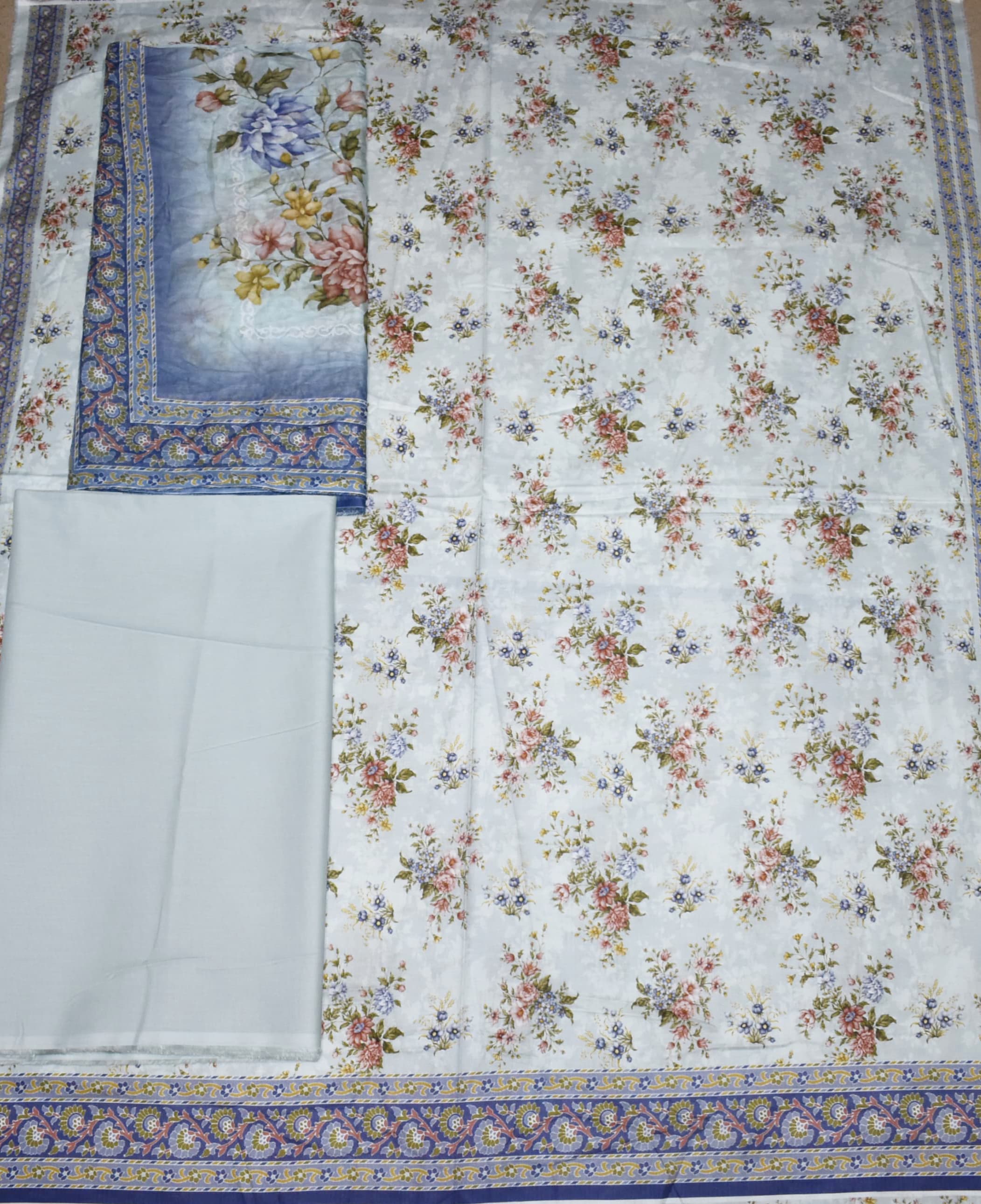 Binsaeed Cambric printed 3pcs