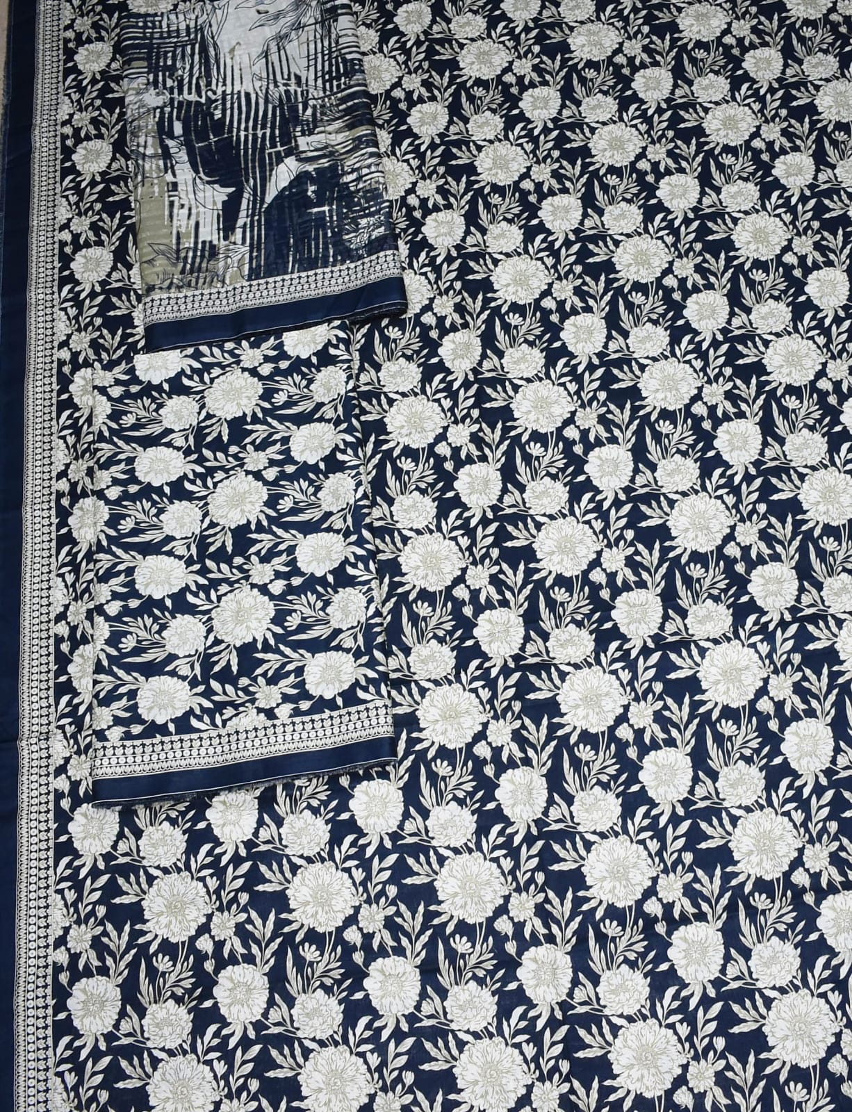 Binsaeed Cambric printed 3pcs