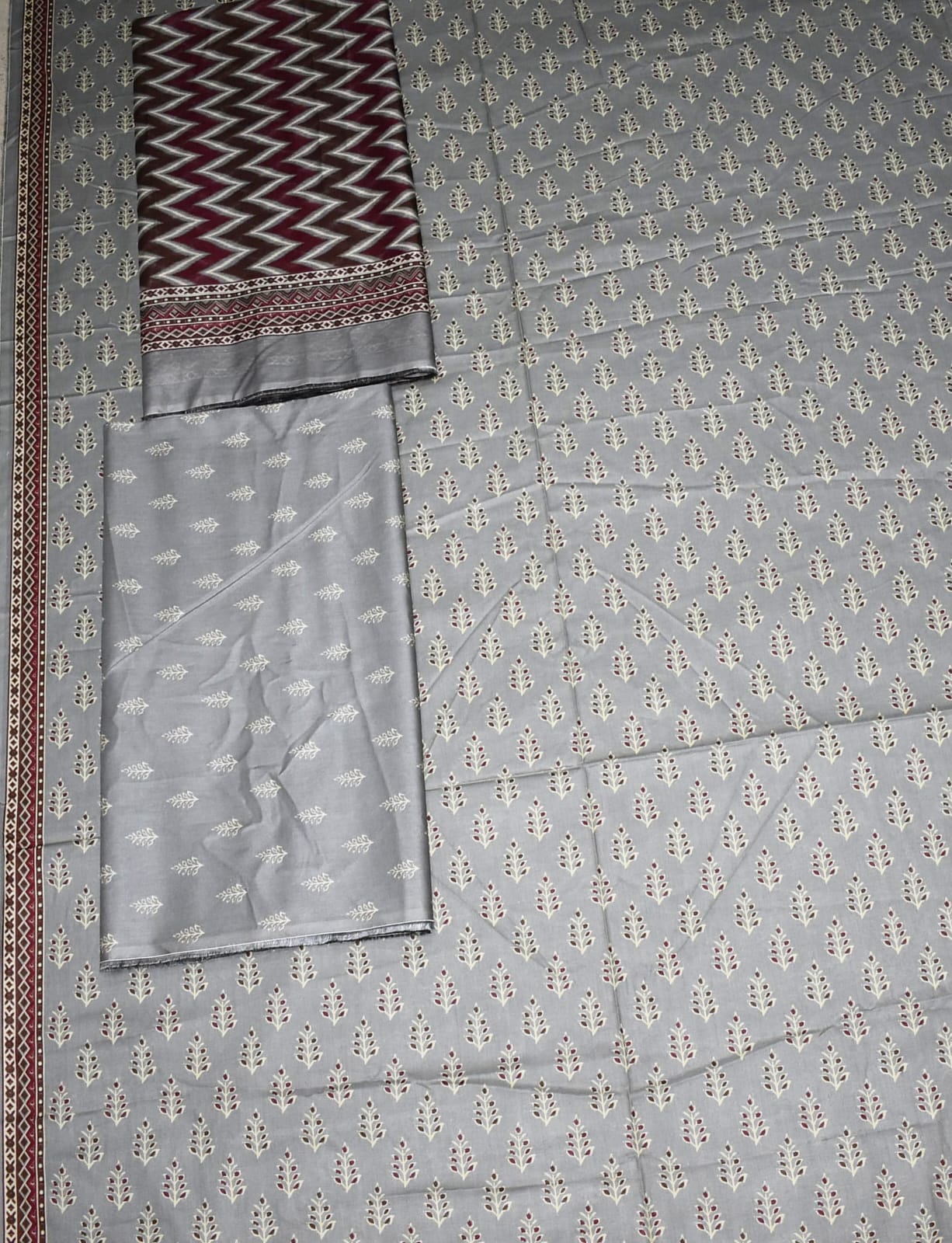 Binsaeed Cambric printed 3pcs