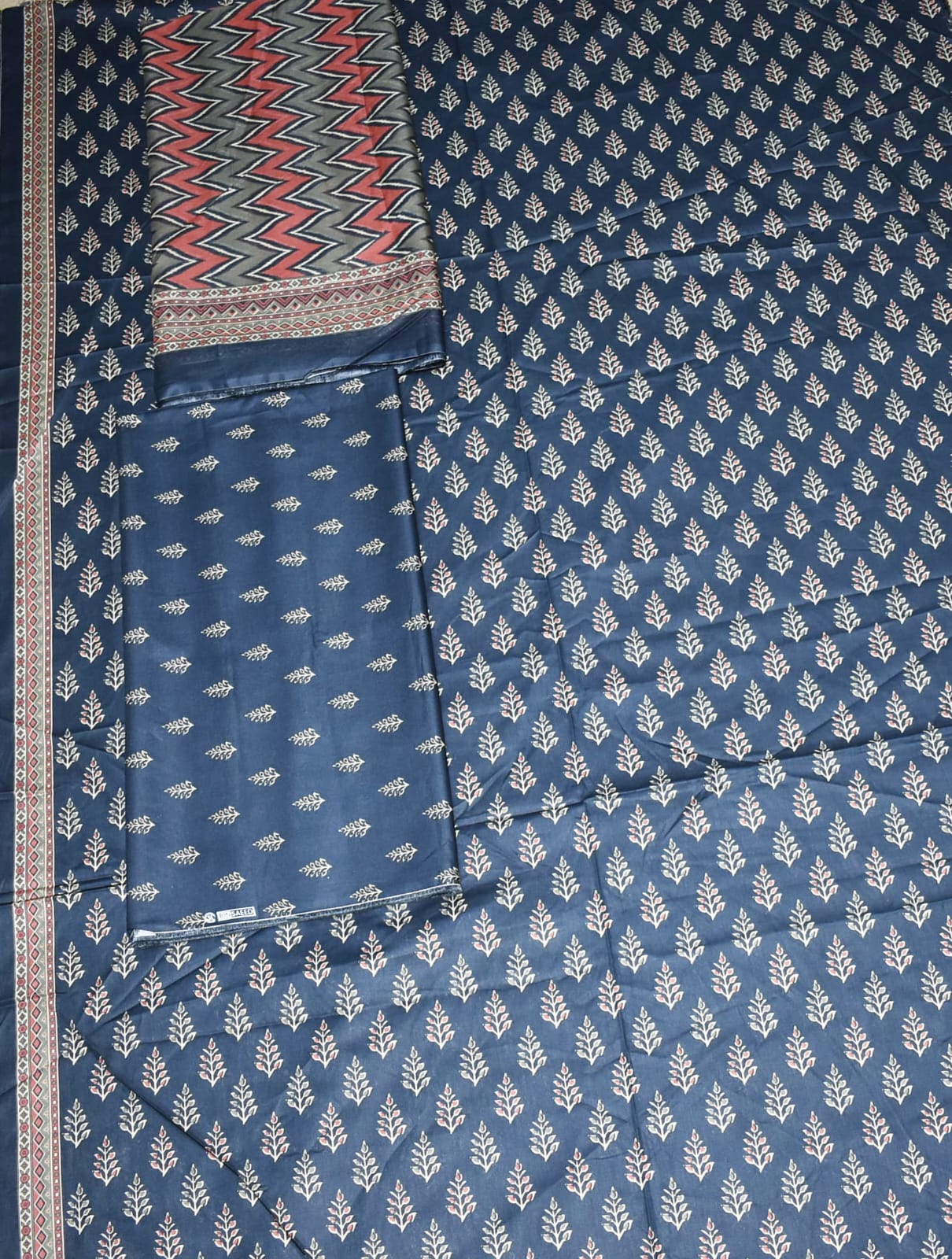 Binsaeed Cambric Printed 3pcs