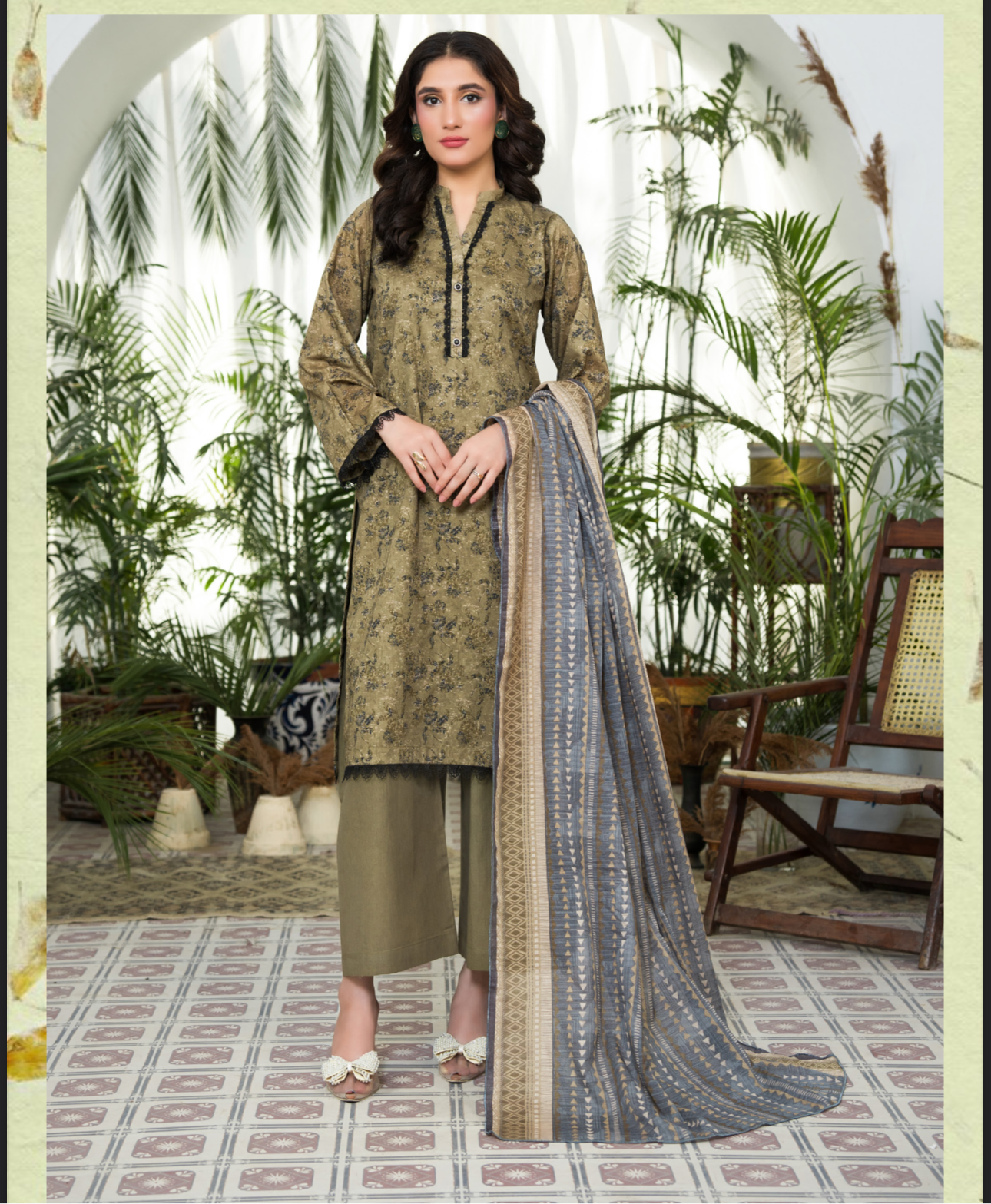 Dabiha Printed Lawn 3pcs