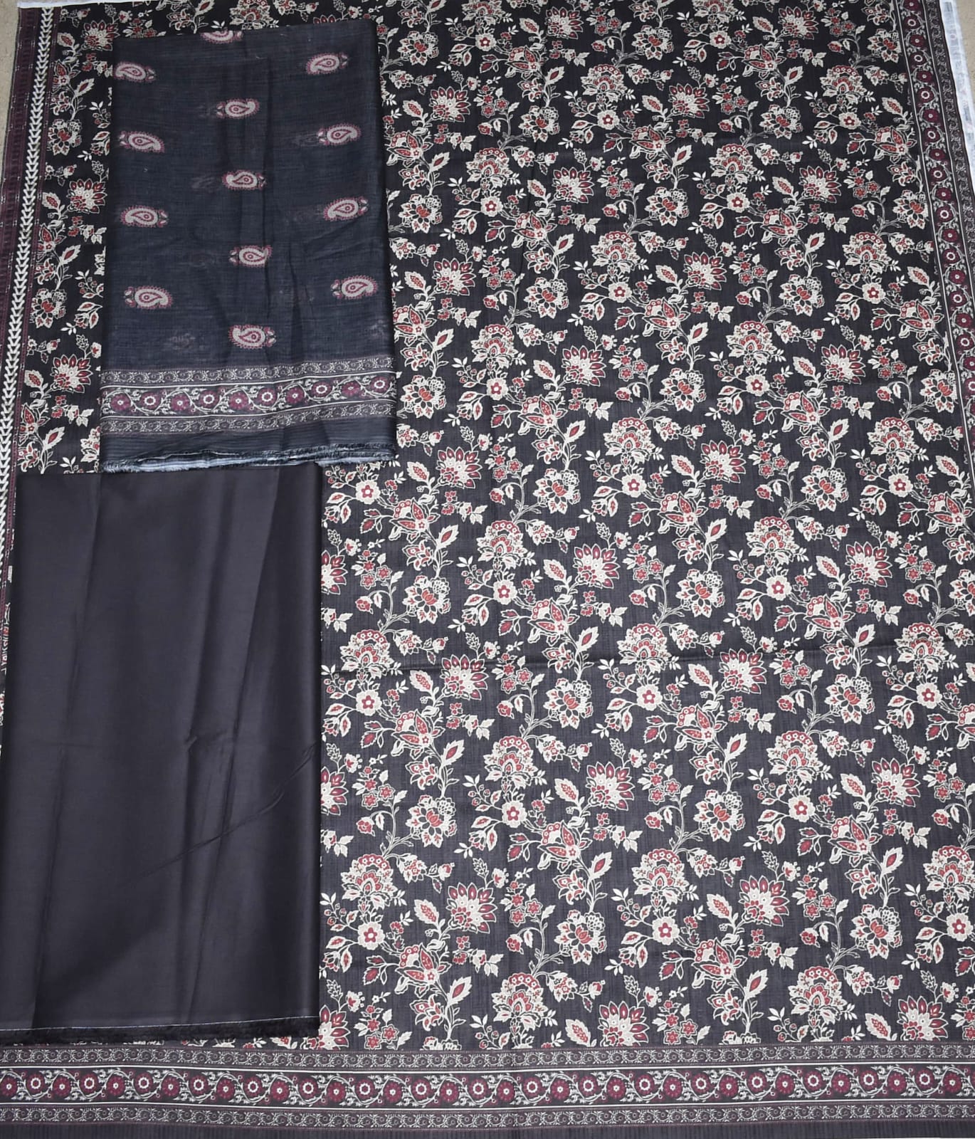 Binsaeed Cambric Printed 3pcs